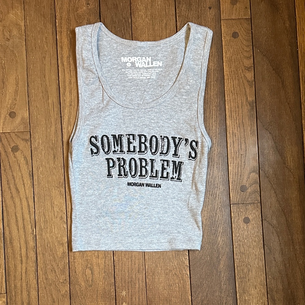 Morgan Wallen Gray Tank Top